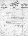 Letter from Aberdeen and Commonwealth Line 24 March 1939